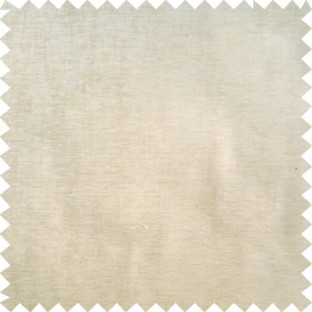 Cream color complete solids texture surface soft velvet finished polyester base thick background sofa fabric